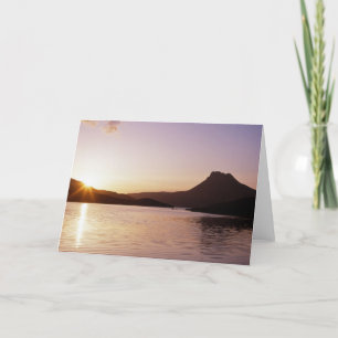 Stac Pollaidh sunset Scotland Thank You Card