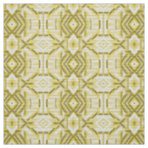 Staccato Yellow Abstract Soft Pastel Art Fabric