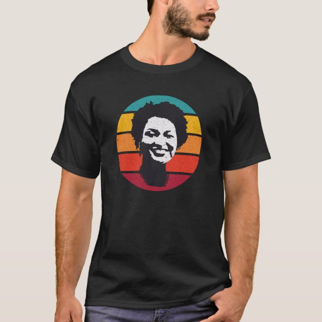 Stacey Abrams Progressive Georgia Retro T-Shirt (Front)