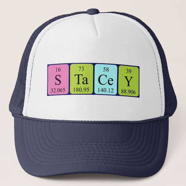 Stacey periodic table name hat (Front)