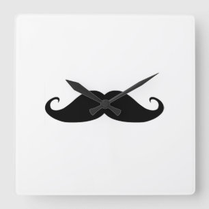 Stache Time Square Wall Clock
