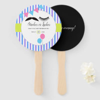Staches or Lashes Gender Reveal Party