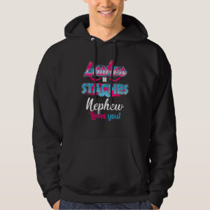 Staches Or Lashes Nephew Loves You Best Gender Rev Hoodie