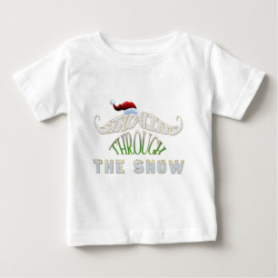 Staching Through the Snow Baby T-Shirt