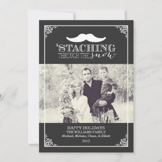 Staching Through The Snow | Christmas Holiday Card