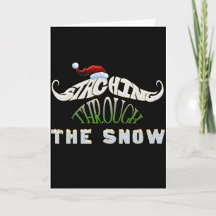 Staching Through the Snow Holiday Card