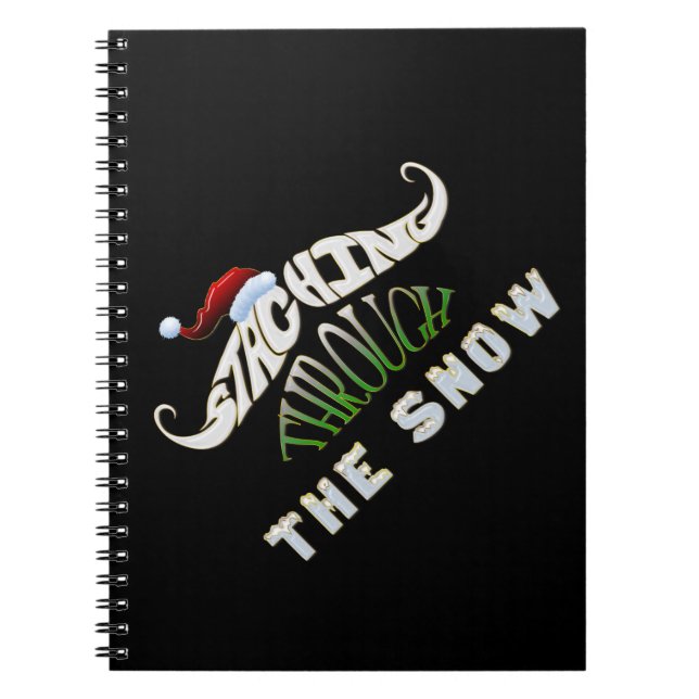 Staching Through the Snow Notebook (Front)