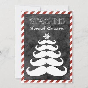 'Staching Through the Snow, Photo Christmas Card