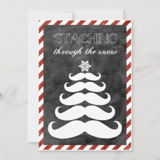 'Staching Through the Snow, Photo Christmas Card