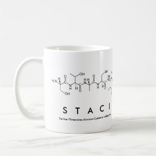Staci peptide name mug