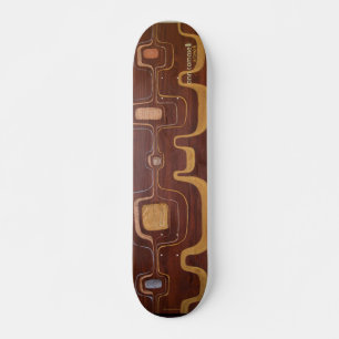 'Stack' 70's calistyle deck - art by Ann Tomaselli Skateboard