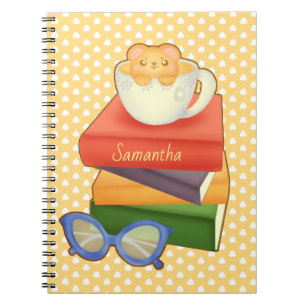Stack Of Books And Tea Cup Bear