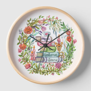 Stack of Books Clock