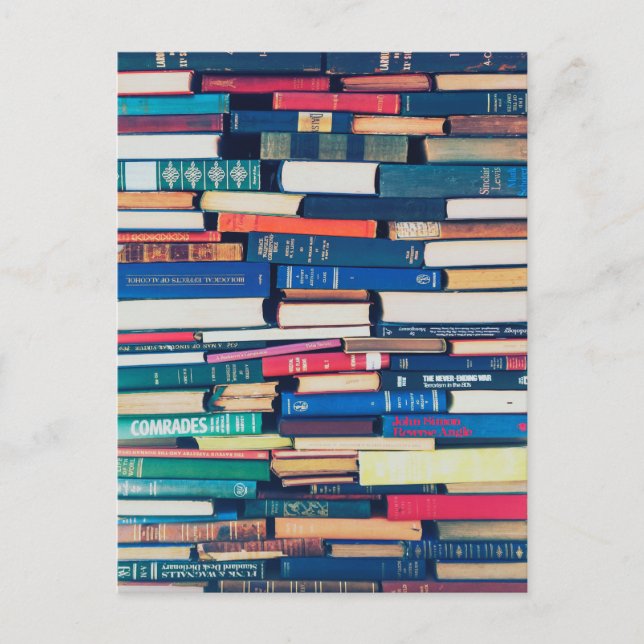 Stack of books postcard (Front)
