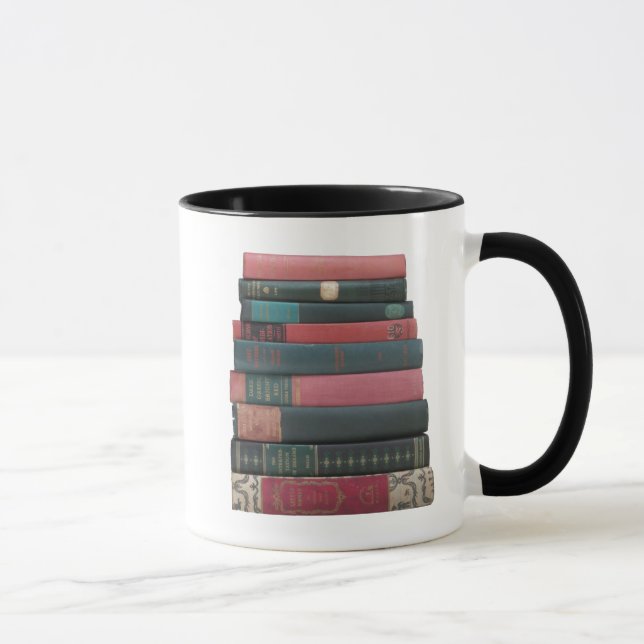 Stack Of Books-RED Mug (Right)