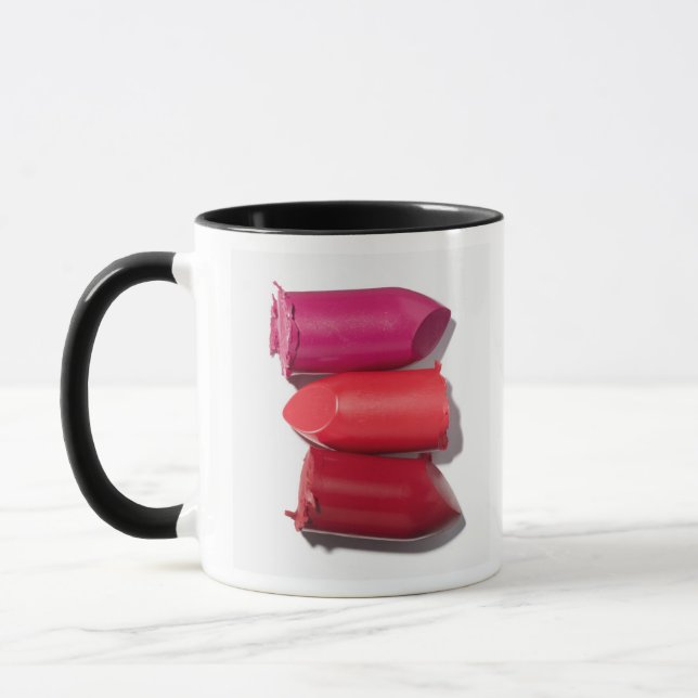 Stack of broken lipstick mug (Left)