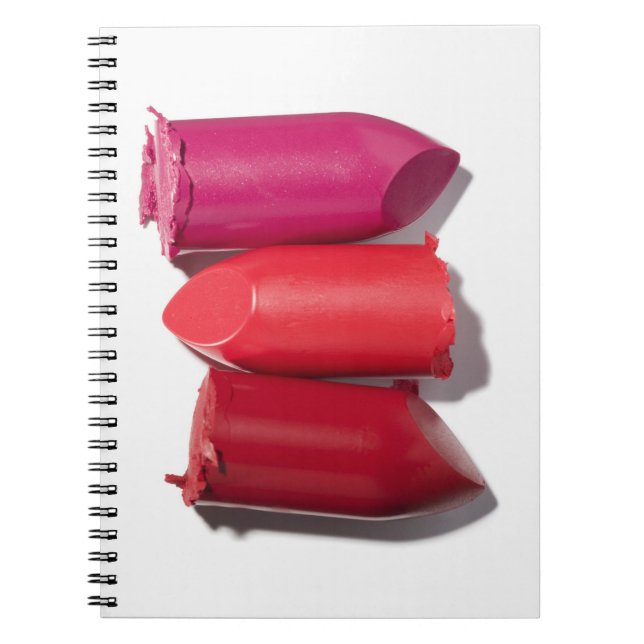Stack of broken lipstick notebook (Front)
