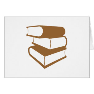Stack Of Brown Books