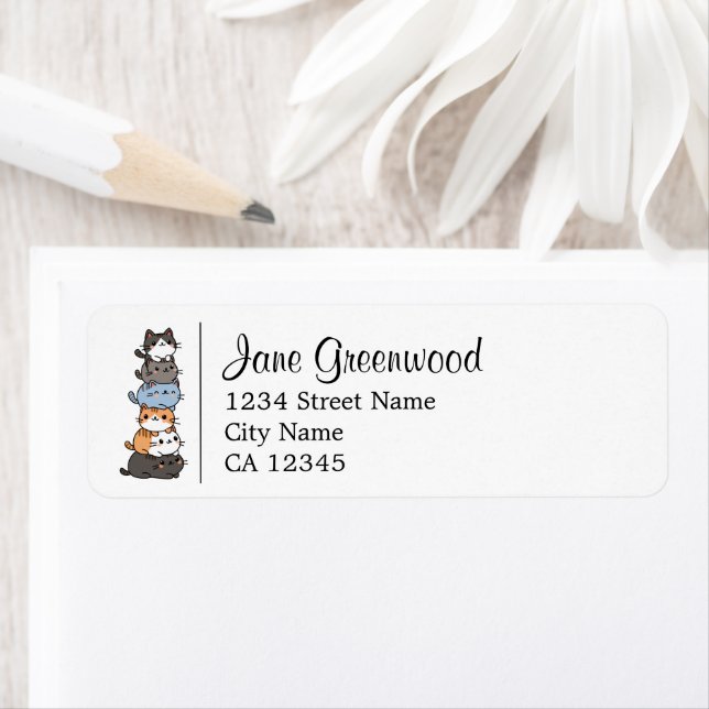 Stack Of cats Name And Address (Insitu)