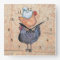 Stack of Chickens Wall Clock