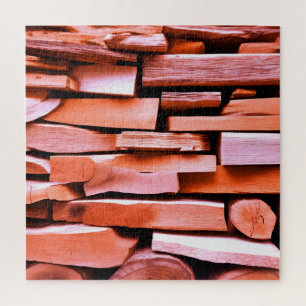 Stack of cut logs jigsaw puzzle