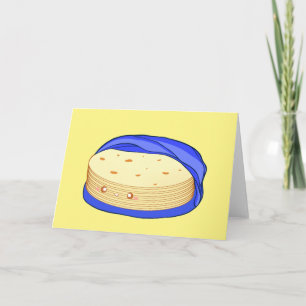 Stack of Flour Tortillas Card