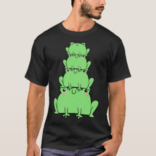 Stack of Frogs Funny T-Shirt