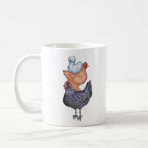 Stack of Hens Mug