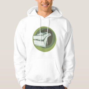 Stack of Money Cash Green Backs Hoodie
