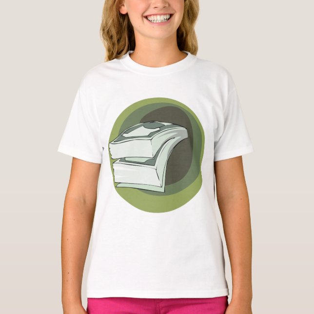 Stack of Money Cash Green Backs T-Shirt (Front)