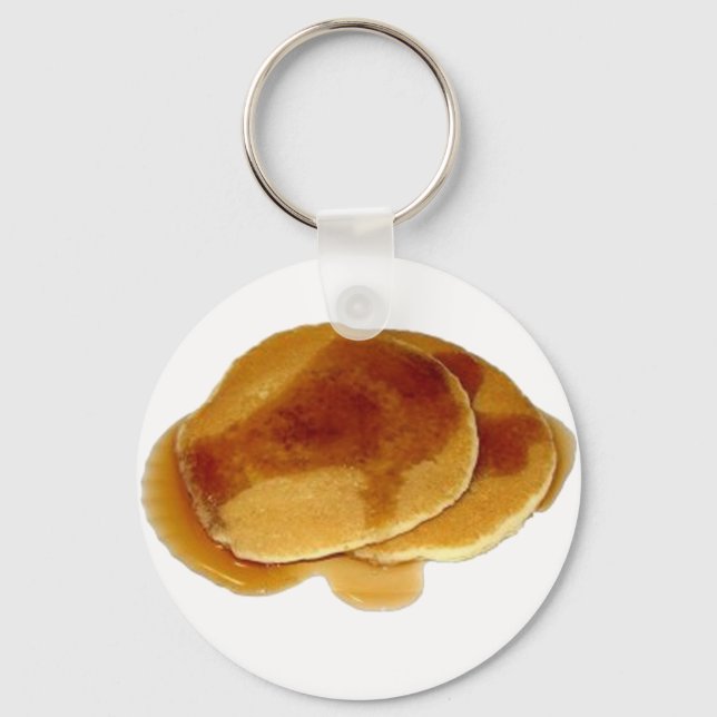 Stack of Pancakes Key Ring (Front)