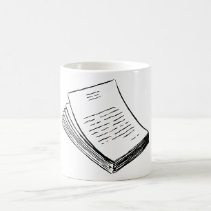 Stack Of Paper Coffee Mug