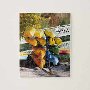 Stacked Canoes Jigsaw Puzzle