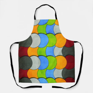 Stacked Circles-Textured by Shirley Taylor Apron