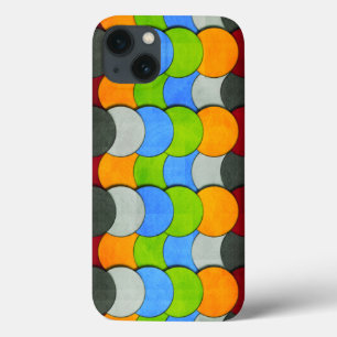 Stacked Circles-Textured by Shirley Taylor iPhone 13 Case
