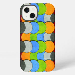 Stacked Circles-Textured by Shirley Taylor iPhone 13 Case