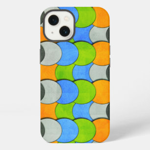 Stacked Circles-Textured by Shirley Taylor iPhone 13 Case