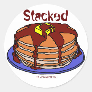 Stacked Classic Round Sticker