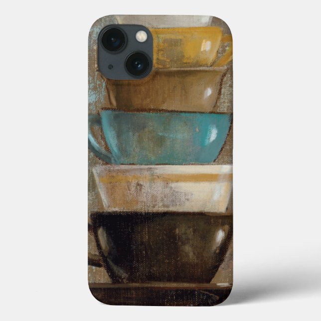 Stacked Coffee Cups Case-Mate iPhone Case (Back)