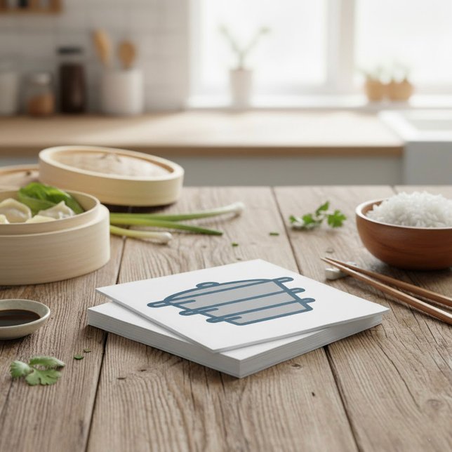 Stacked Cooking Pots Icon Napkin (Creator Uploaded)