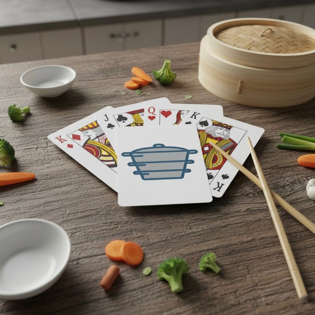 Stacked Cooking Pots Icon Playing Cards (Creator Uploaded)