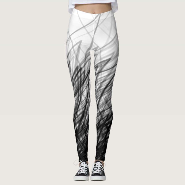 Stacked Crosshatch - Leggings (Front)