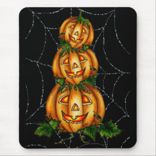 STACKED JACKS & WEB by SHARON SHARPE Mouse Mat