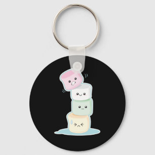 Stacked Marshmallows Key Ring