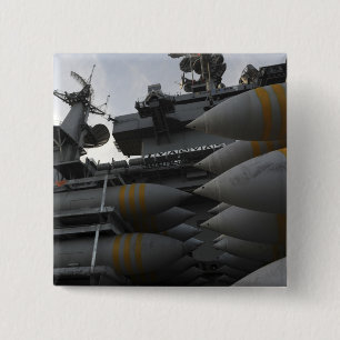 Stacked ordnance ready to be loaded 15 cm square badge
