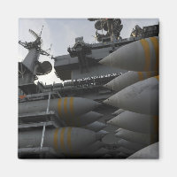 Stacked ordnance ready to be loaded