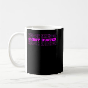 Stacked Purple Ghost Hunter Font Investigator of P Coffee Mug