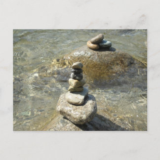 Stacked Rocks Postcard