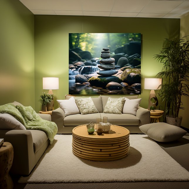 Stacked Stones Canvas Print (For Illustration Purposes Only.
Actual Size May Vary.)