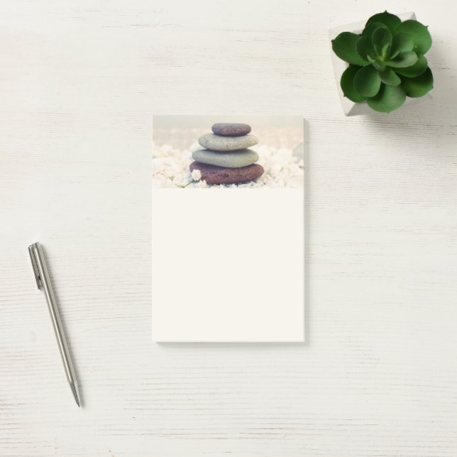 Stacked Stones Meditative Cairn Post-it Notes (Office)